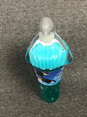 NWT SeaWorld San Diego Reusable Souvenir Cup Plastic Water Bottle w/ Handle